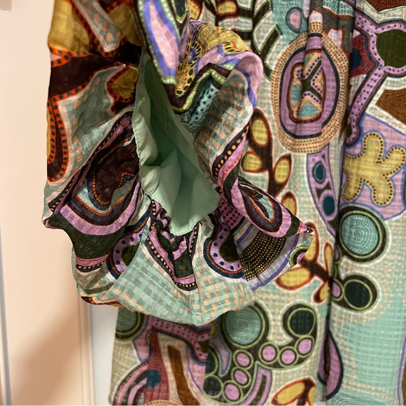 Colorful Patterned Women's Top - Picture 4 of 4